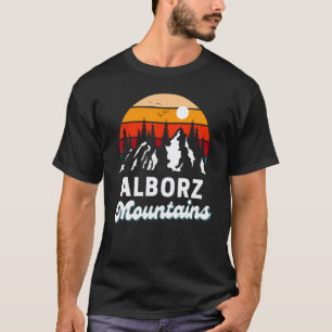 Alborz Mountains Outdoor Hiking Nature Retro Souve T-Shirt