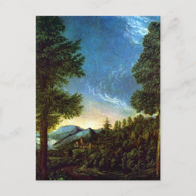 Albrecht Altdorfer Danube landscape Regensburg Postcard (Front)