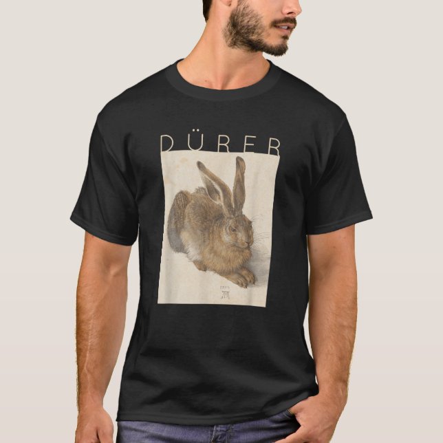Albrecht D rer Young Hare Bunny Rabbit Easter T-Shirt (Front)
