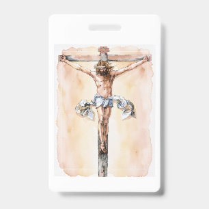 Albrecht Dürer 1505 Christ on the Cross badge ID Badge