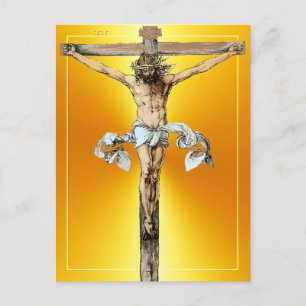 Albrecht Dürer 1505 Christ on the Cross Postcard