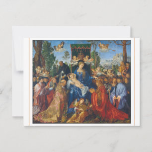 Albrecht Dürer 1506 Feast of the Rosary Postcard