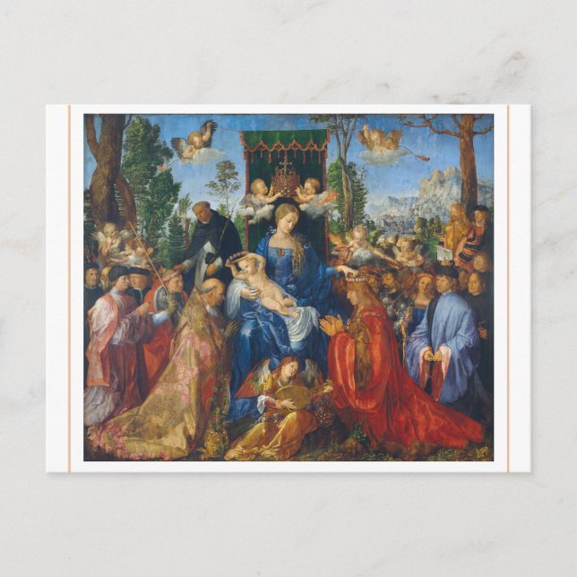Albrecht Dürer 1506 Feast of the Rosary Postcard (Front)
