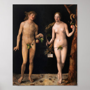 Albrecht Durer - Adam And Eve Poster