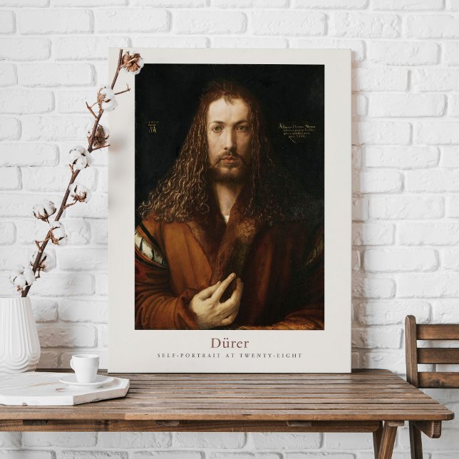 Albrecht Dürer Durer Self portrait 1500 Exhibition Canvas Print (Creator Uploaded)