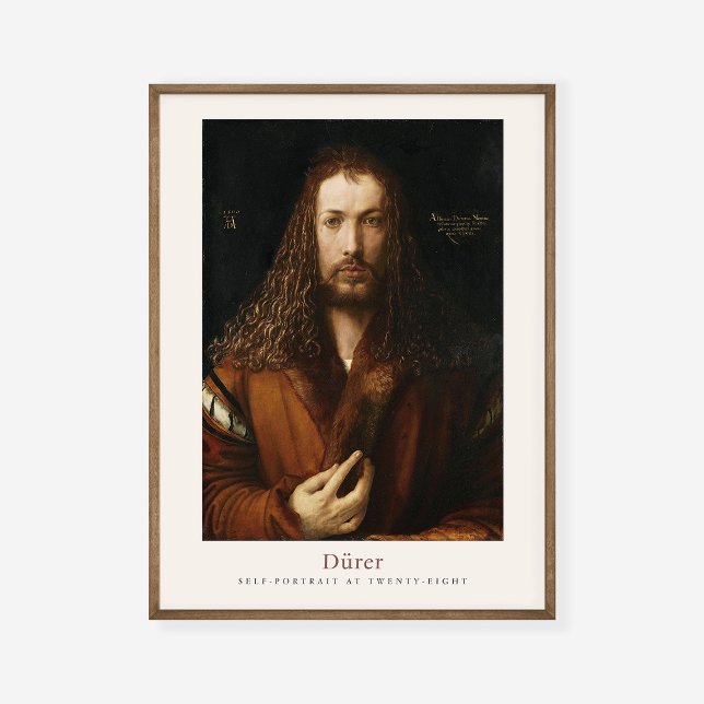 Albrecht Dürer Durer Self portrait 1500 Exhibition Poster (Creator Uploaded)