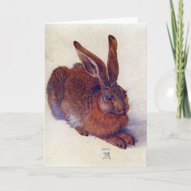 Albrecht Durer - Field hare Card (Front)