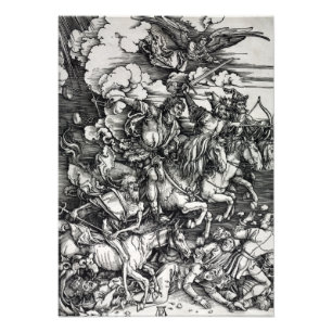 Albrecht Dürer Four Horsemen of the Apocalypse Pos Photo Print