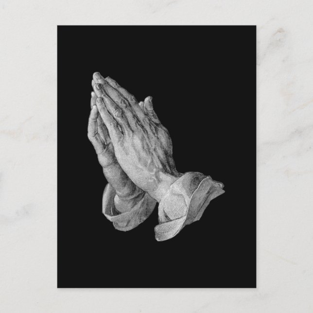 Albrecht Durer - Hands Praying Postcard (Front)