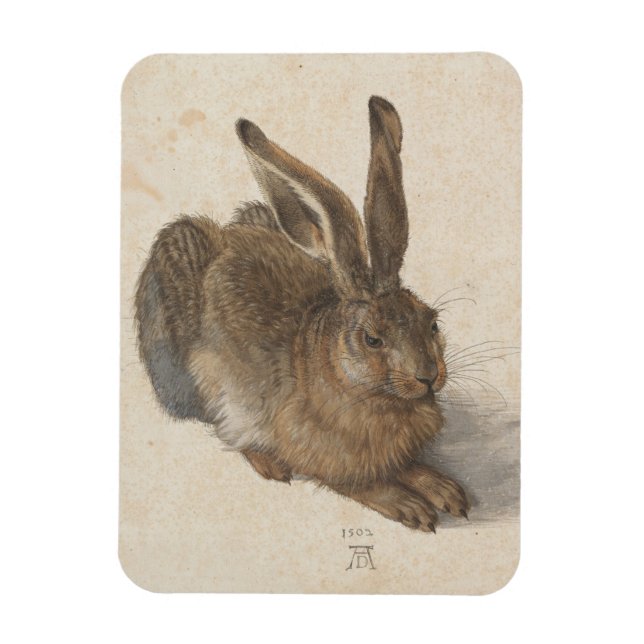 Albrecht Dürer - Hare Magnet (Vertical)