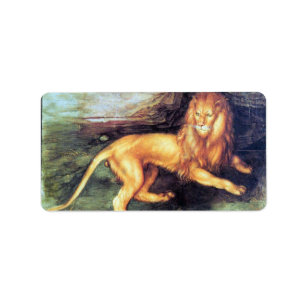 Albrecht Durer - Lion Label