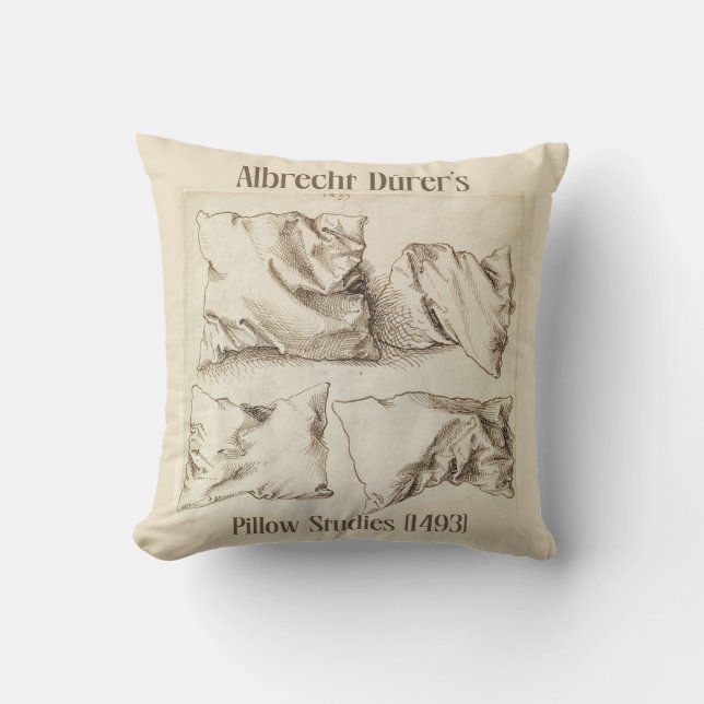 Albrecht Dürer’s Pillow Studies. Kopfkissen (Front)