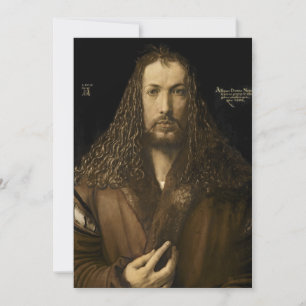 Albrecht Durer - Self Portrait Invitation