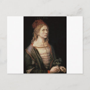 Albrecht Durer - Self Portrait With A Thistle Postcard