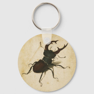 Albrecht Durer Stag Beetle Renaissance Vintage Art Key Ring