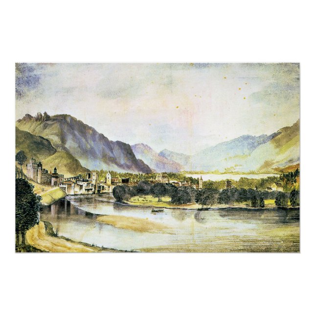 Albrecht Durer - The City of Trento Poster (Front)