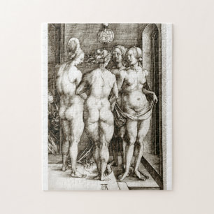 Albrecht Durer -The Four Witches Jigsaw Puzzle