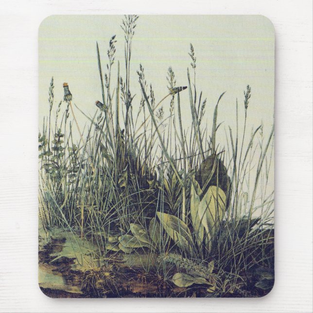 Albrecht Durer - The large piece of grass Mouse Mat (Front)