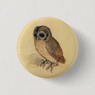 Albrecht Durer The Little Owl 3 Cm Round Badge
