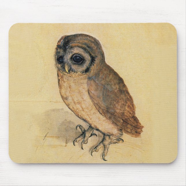 Albrecht Durer The Little Owl Mouse Mat (Front)