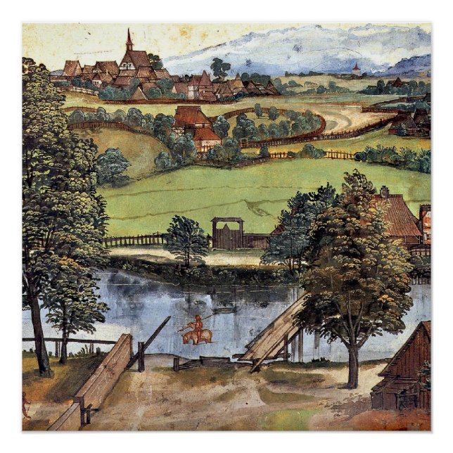 Albrecht Durer, The Trefileria on Peignitz, Poster (Front)