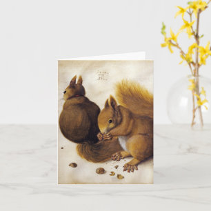 Albrecht Dürer, Two Squirrels _ Fine Art Card
