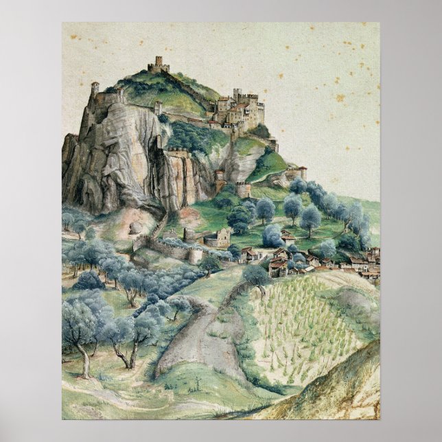 Albrecht Durer - View Of The Arco Valley . Poster (Front)