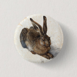 Albrecht Dürer, Young Hare, 1502 3 Cm Round Badge