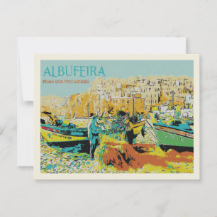Albufeira Pescadores beach, Algarve , Portugal Postcard