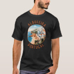 Albufeira Portugal Retro Distressed Circle T-Shirt<br><div class="desc">Albufeira retro vector travel design. Albufeira is a coastal city in the southern Algarve region of Portugal. It’s a former fishing village that has become a major holiday destination.</div>