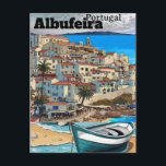 Albufeira Portugal Travel Postcard Art, Portugal T<br><div class="desc">Albufeira Portugal Travel Postcard Art,  Portugal Travel Art Albufeira Postcard Europe Travel Postcard Travel Memory</div>