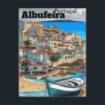Albufeira Portugal Travel Postcard Art, Portugal T<br><div class="desc">Albufeira Portugal Travel Postcard Art,  Portugal Travel Art Albufeira Postcard Europe Travel Postcard Travel Memory</div>