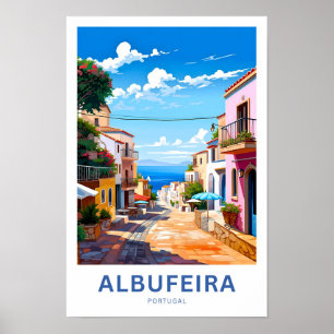 Albufeira Portugal Travel Print