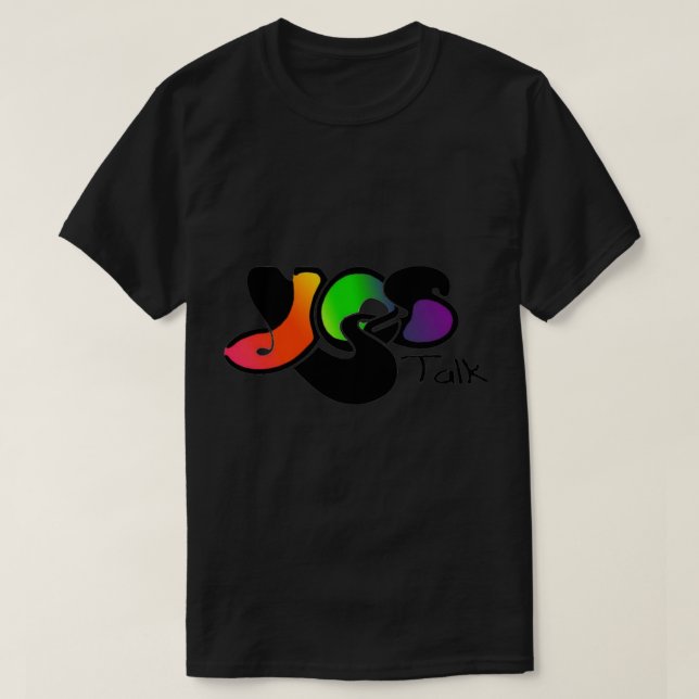 album logo best selling yes progressive rock band  T-Shirt (Design Front)