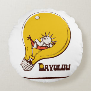 album show classic retro round cushion