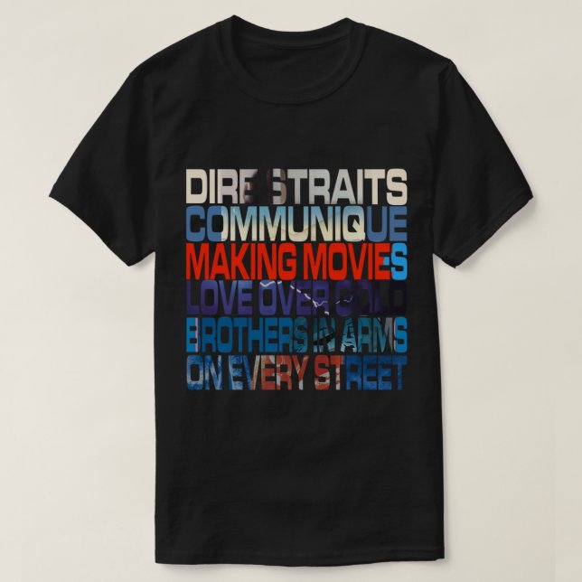Albums de Dire Straits  classique  T-Shirt (Design Front)