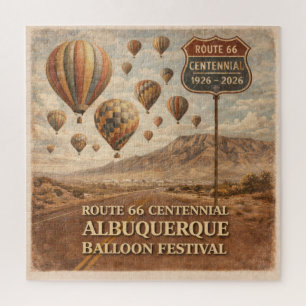 Albuquerque Balloon Festival Family Game Night Jigsaw Puzzle