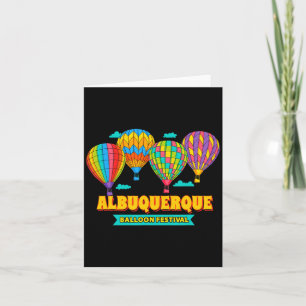 Albuquerque Balloon Festival New Mexico Fiesta  Card