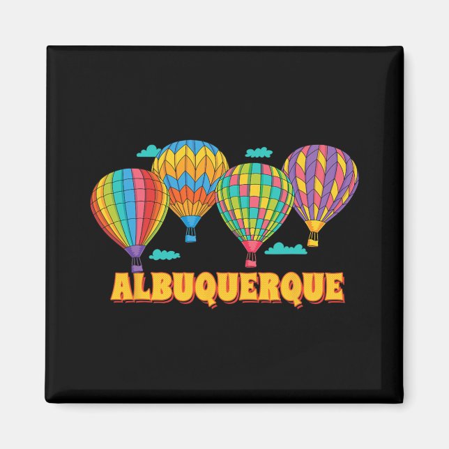Albuquerque Balloon Festival New Mexico Fiesta  Magnet (Front)