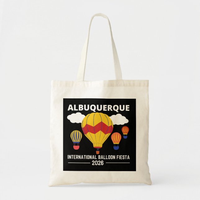 Albuquerque Balloon Fiesta 2026 Tote Bag (Front)