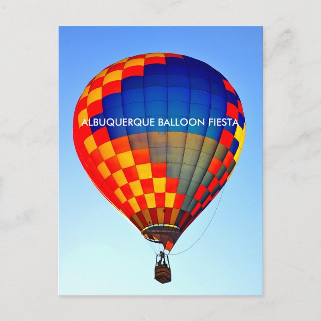 ALBUQUERQUE BALLOON FIESTA POSTCARD (Front)