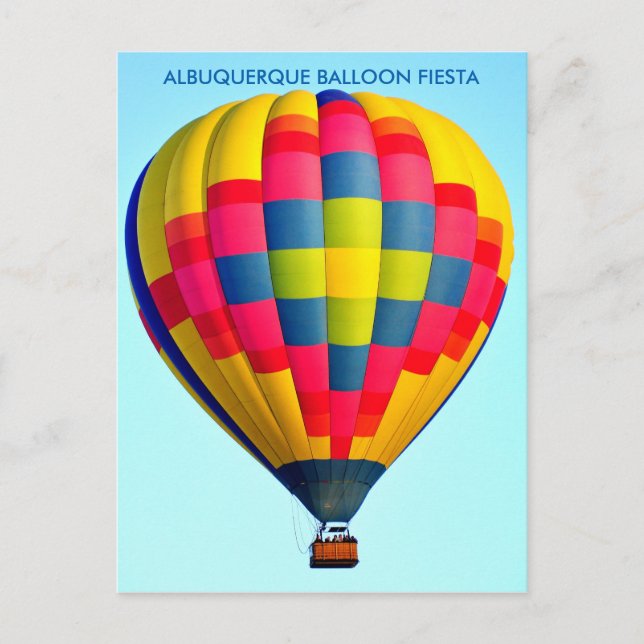 ALBUQUERQUE BALLOON FIESTA POSTCARD (Front)