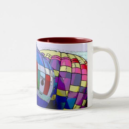 Albuquerque Balloon Fiesta Two-Tone Coffee Mug