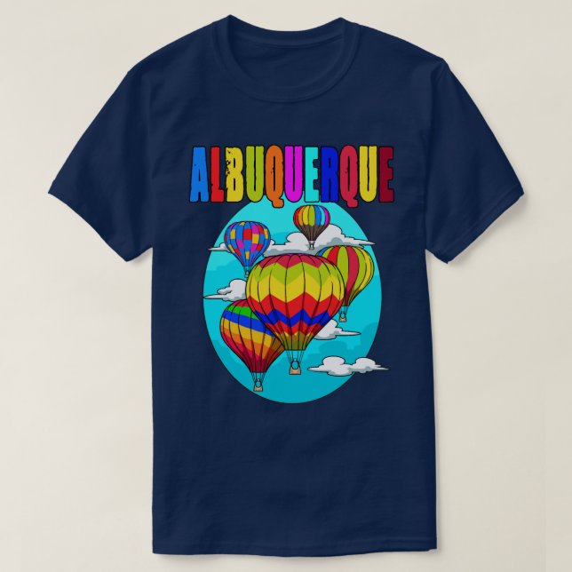 Albuquerque Balloon New Mexico Festival Hot Air  T-Shirt (Design Front)