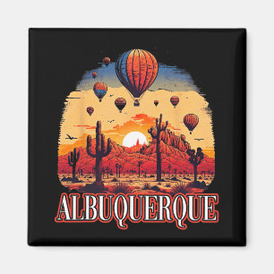 Albuquerque Balloon New Mexico Hot Air Balloon  Magnet
