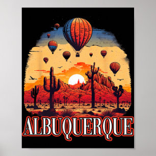 Albuquerque Balloon New Mexico Hot Air Balloon Poster