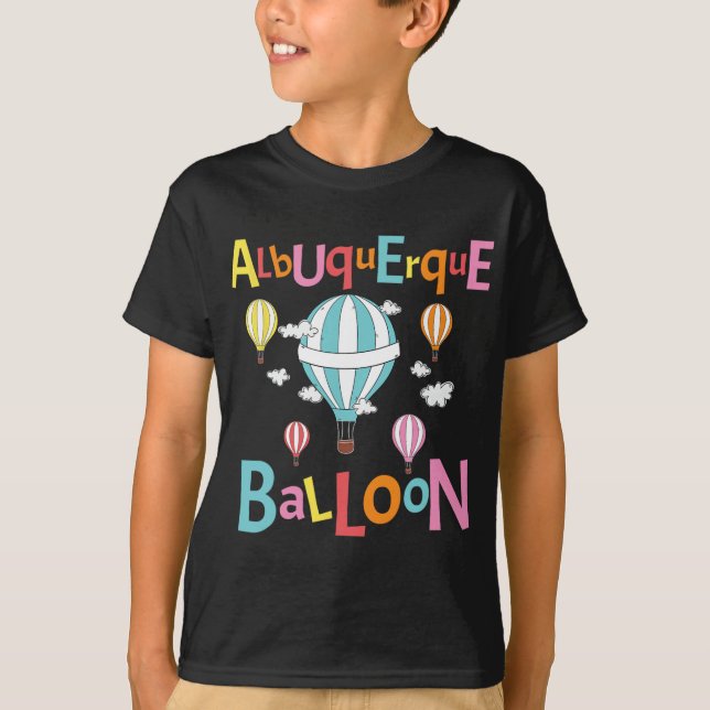 Albuquerque Balloon New Mexico Hot Air Balloon  T-Shirt (Front)