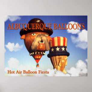 Albuquerque Balloons – Photo Art Poster