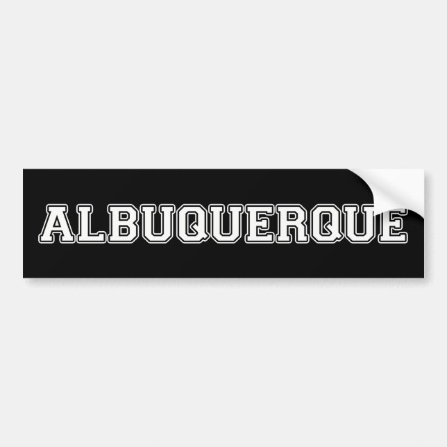 Albuquerque Bumper Sticker (Front)