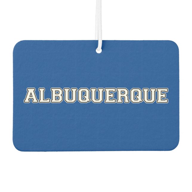 Albuquerque Car Air Freshener (Front)